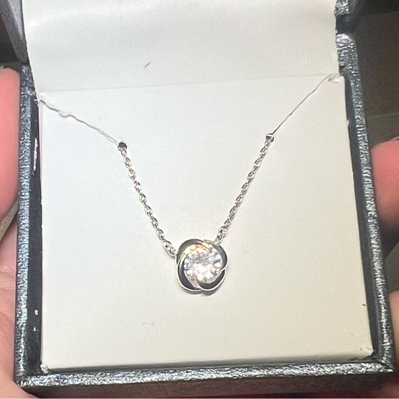 Silver Rounded Necklace - Picture 2 of 4